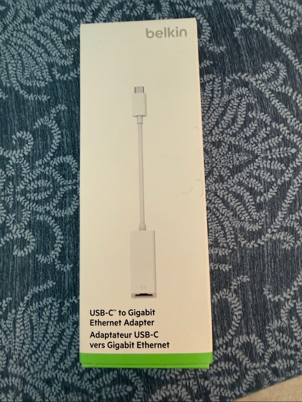 belkin USB-C to Gigabit Ethernet Adapter - White